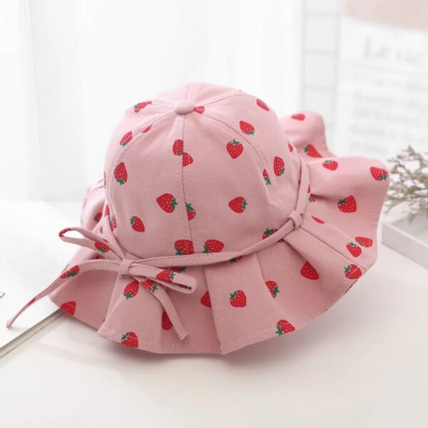 Fruits baby girl cotton hat